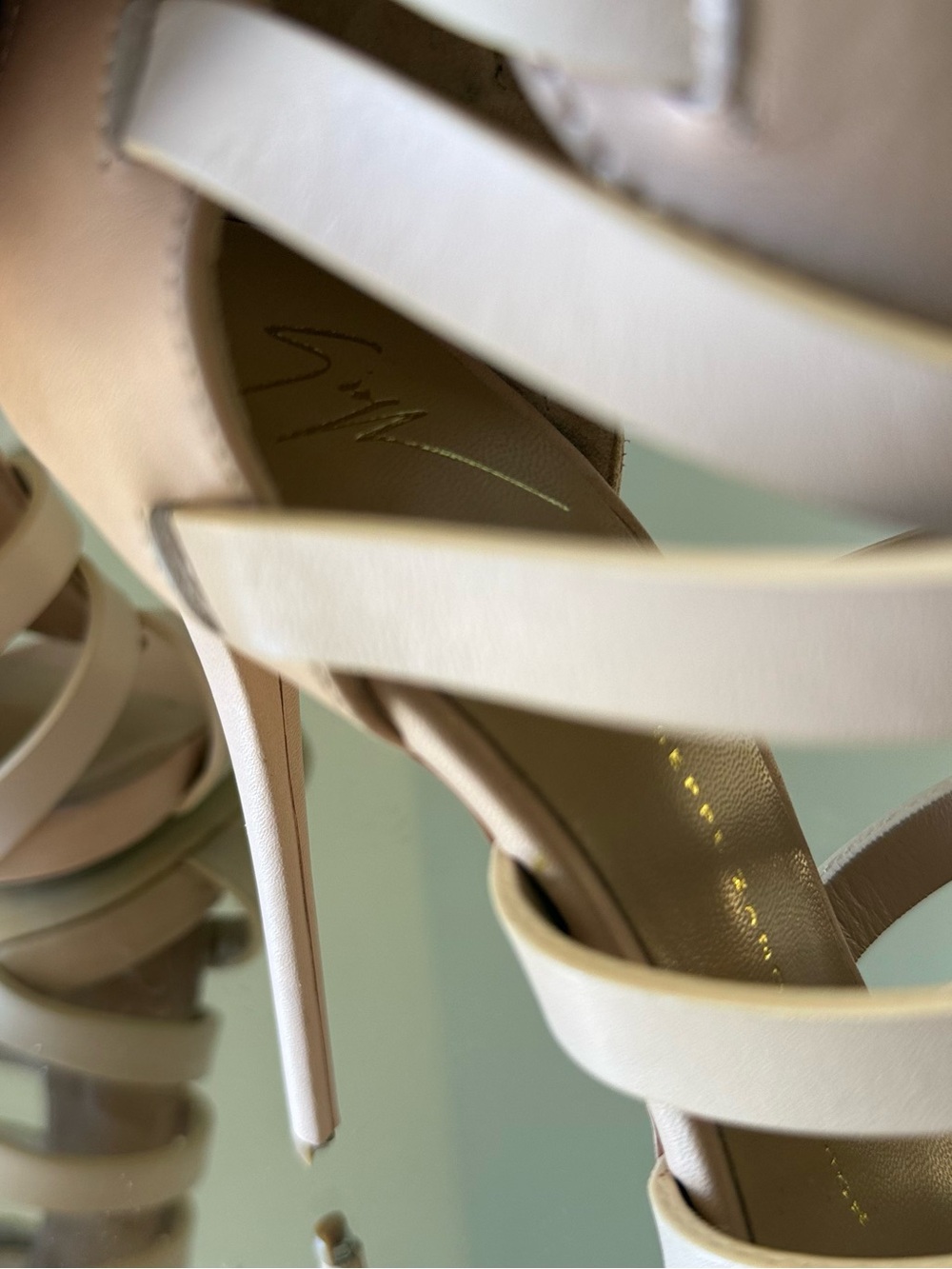 New Giuseppe Zanotti High-Heel Caged Knee Sandals, $2,295 38 - Picture 13 of 14